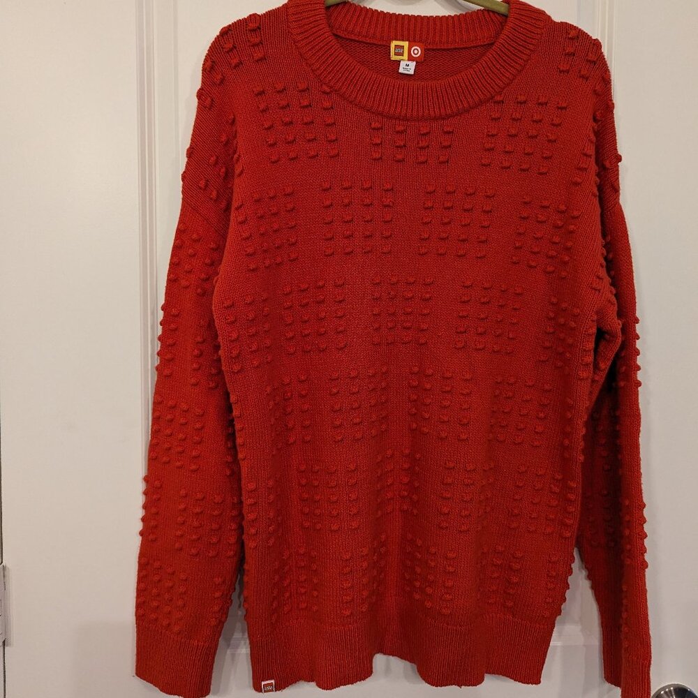 Lego x Target Men Textured Sweater Red M